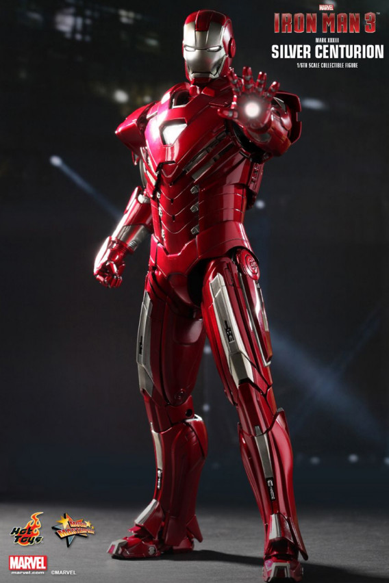 Колекційна фігура Iron man 3 Silver Centurion, Hot Toys, арт. 85409 2