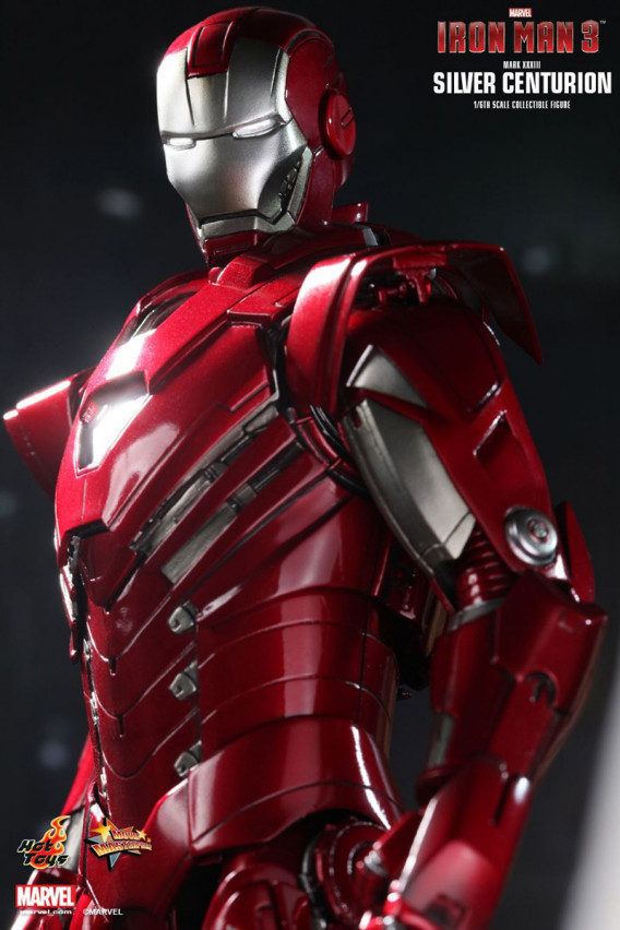 Колекційна фігура Iron man 3 Silver Centurion, Hot Toys, арт. 85409 7