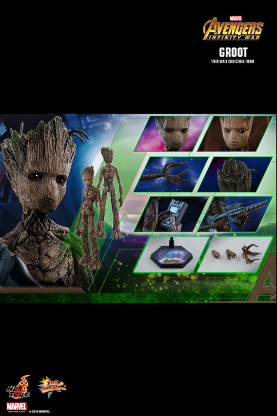 Колекційна фігура Groot - Infinity War, Hot Toys, арт. 85873 11
