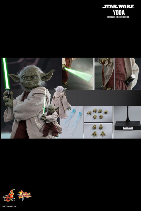 Колекційна фігура Yoda 2.0 Star Wars, Hot Toys, арт. 86917 11
