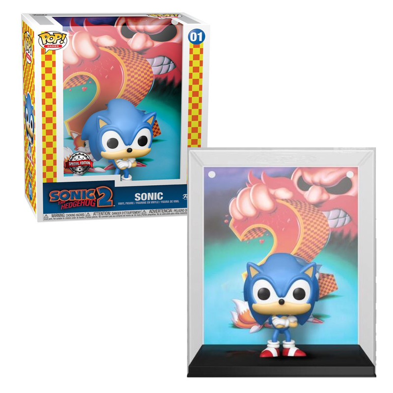Фігурка Funko POP! Game Cover: Sonic - Sonic, арт. 59177 1