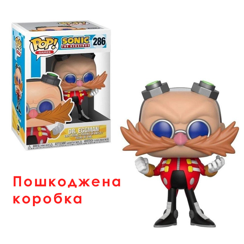 Фігурка Funko POP! Games: Sonic - Dr. Eggman Vinyl Figur 10см, 201490 1