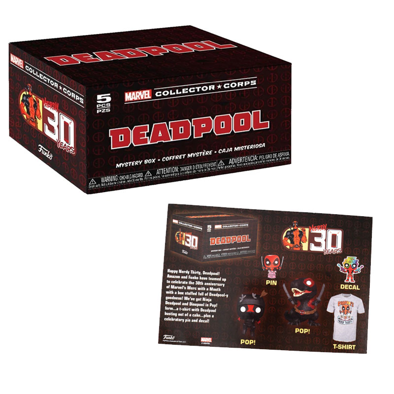 Коробка набір Marvel: Deadpool Nerdy 30 years, M, арт. 55867 1