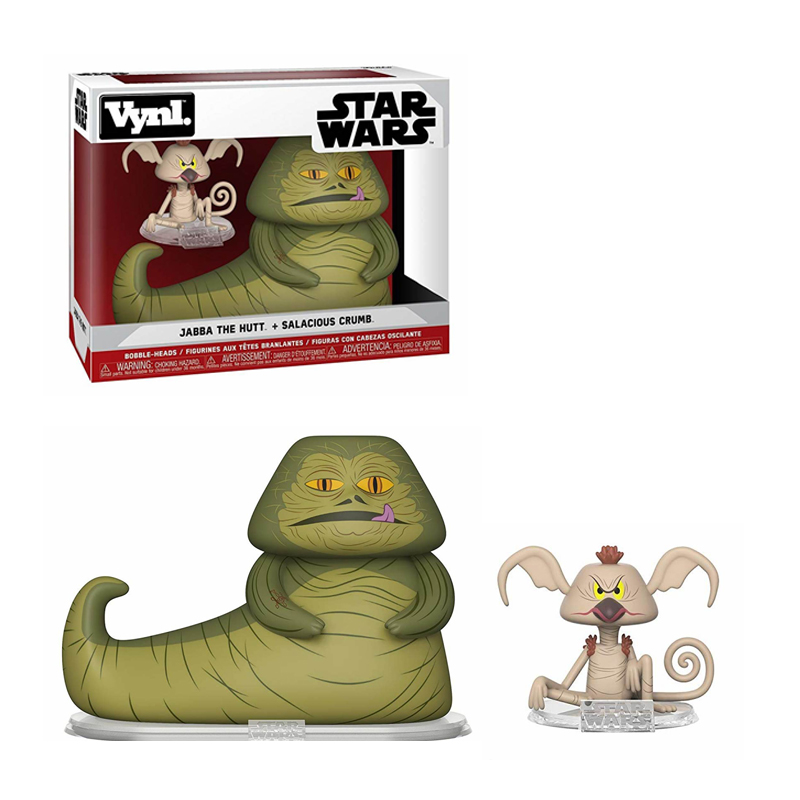 Набір Funko Vynl. - Star Wars - Jabba & Salacious Crumb 2-Pack Action Figures, 10 cm, 31850 1