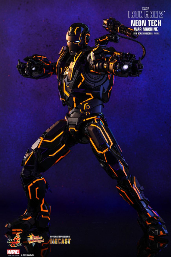 Колекційна фігура Neon Tech War Machine, Iron Man 2, Hot Toys, арт. 82657 1