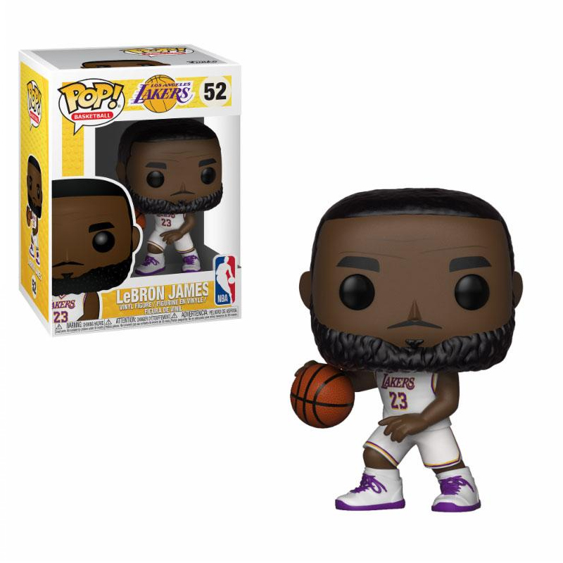 Фігурка Funko POP! NBA: Lakers - Lebron James (White Uniform) Vinyl Figure 10cm, арт. 37271 1