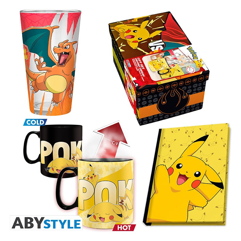 Подарунковий набір (стакан, кружка та блокнот) ABYstyle - Pokemon, арт. 78067 1