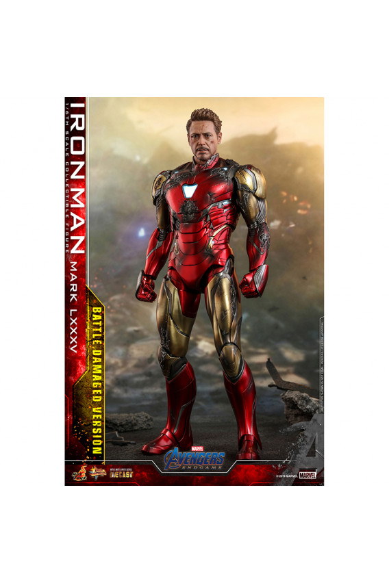 Колекційна фігура Iron Man Mark LXXXV (Battle Damaged version), Hot Toys, арт. 602534 1