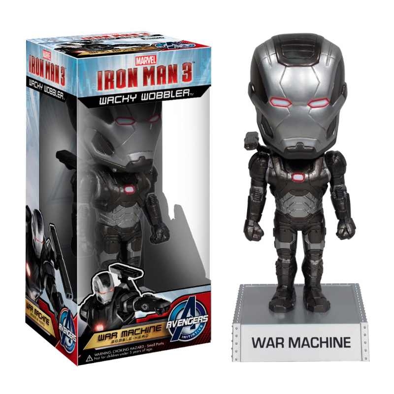 Фігурка Funko Iron Man 3 The Movie - War Machine Wacky - Wobbler bobble Head, 3112, 10см 1
